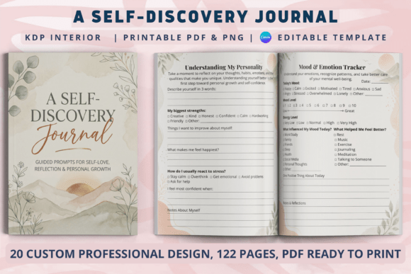 Download A Self Discovery Journal | KDP Interiors - Journal Collection