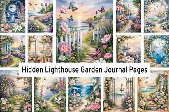 Download Hidden Lighthouse Garden Journal Pages - Journal Collection