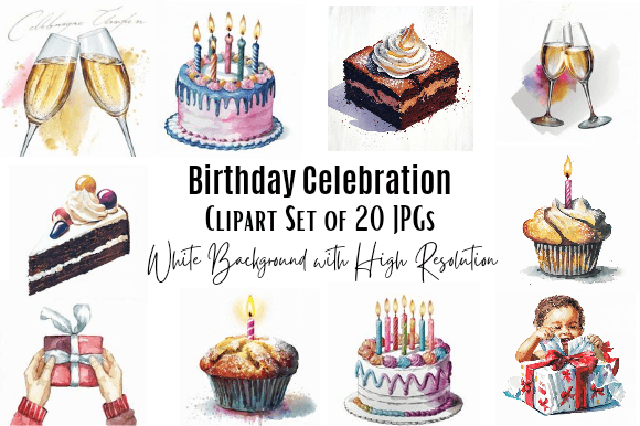 Download Ultimate Birthday Bliss Clipart Set 🎉 - Ultimate Collection