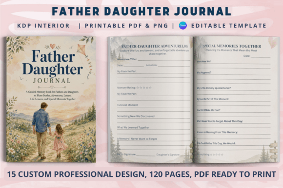 Download Father Daughter Journal | KDP Interiors - Journal Collection
