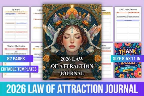 Download ✨ 2026 Law of Attraction Journal - Journal Collection
