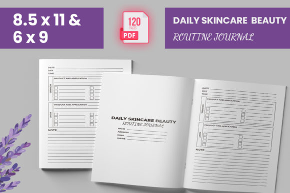 Download Daily Skincare Beauty Routine Journal _ - Journal Collection