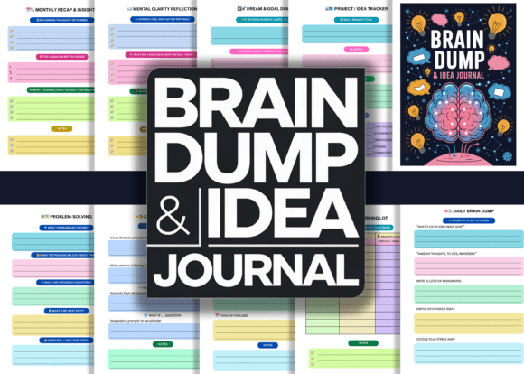 Download Brain Dump &amp; Idea Journal -KDP Interiors - Journal Collection