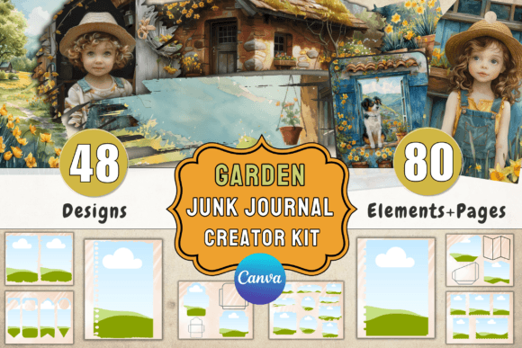 Download Junk Journal Kit Garden Journal Page - Journal Collection