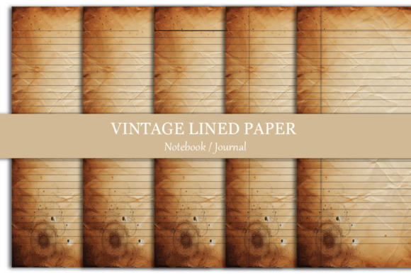 Download Lined Paper, Vintage Pages, Junk Journal - Journal Collection