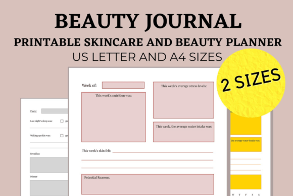 Download Printable Skincare &amp; Beauty Journal - Journal Collection