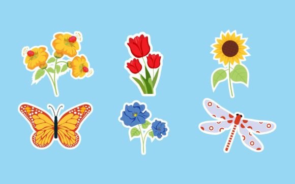 Download Journal Templates Spring Flowers Sticker - Journal Collection