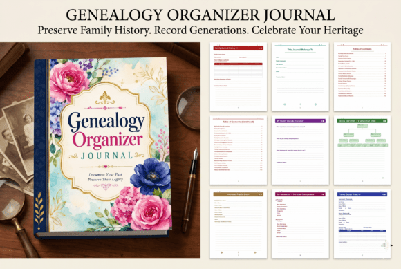 Download Genealogy Organizer Journal - Journal Collection