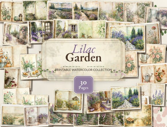 Download Vintage Botanical Garden Journal Pages - Journal Collection