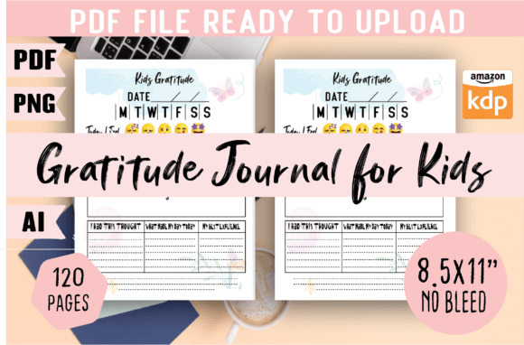 Download Gratitude Journal for Kids |KDP Interior - Journal Collection