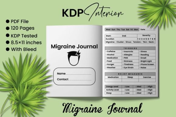 Download Migraine Journal Log Book - Journal Collection