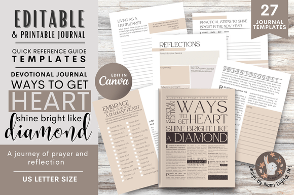 Download Prayer and Reflection Journal Templates - Journal Collection