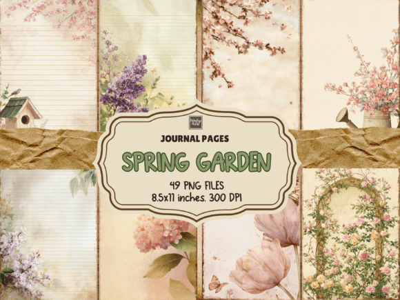 Download Spring Garden Journal Pages - Journal Collection