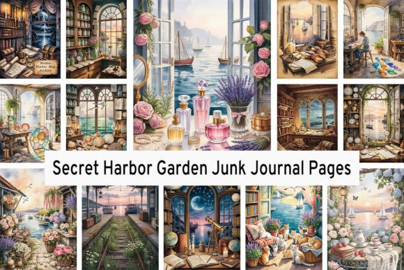 Download Secret Harbor Garden Journal Pages - Journal Collection