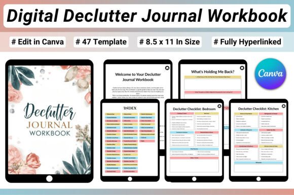 Download 🧹 Digital Declutter Journal Workbook - Journal Collection